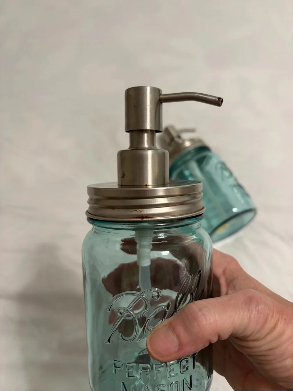N/A aqua glass